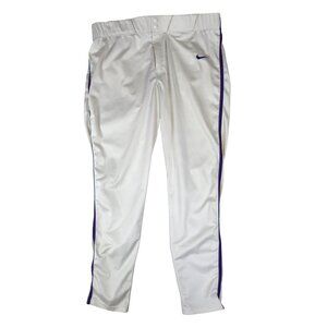 Nike Team Baseball Pants XL White Blue Pinstripe LA Pro Style